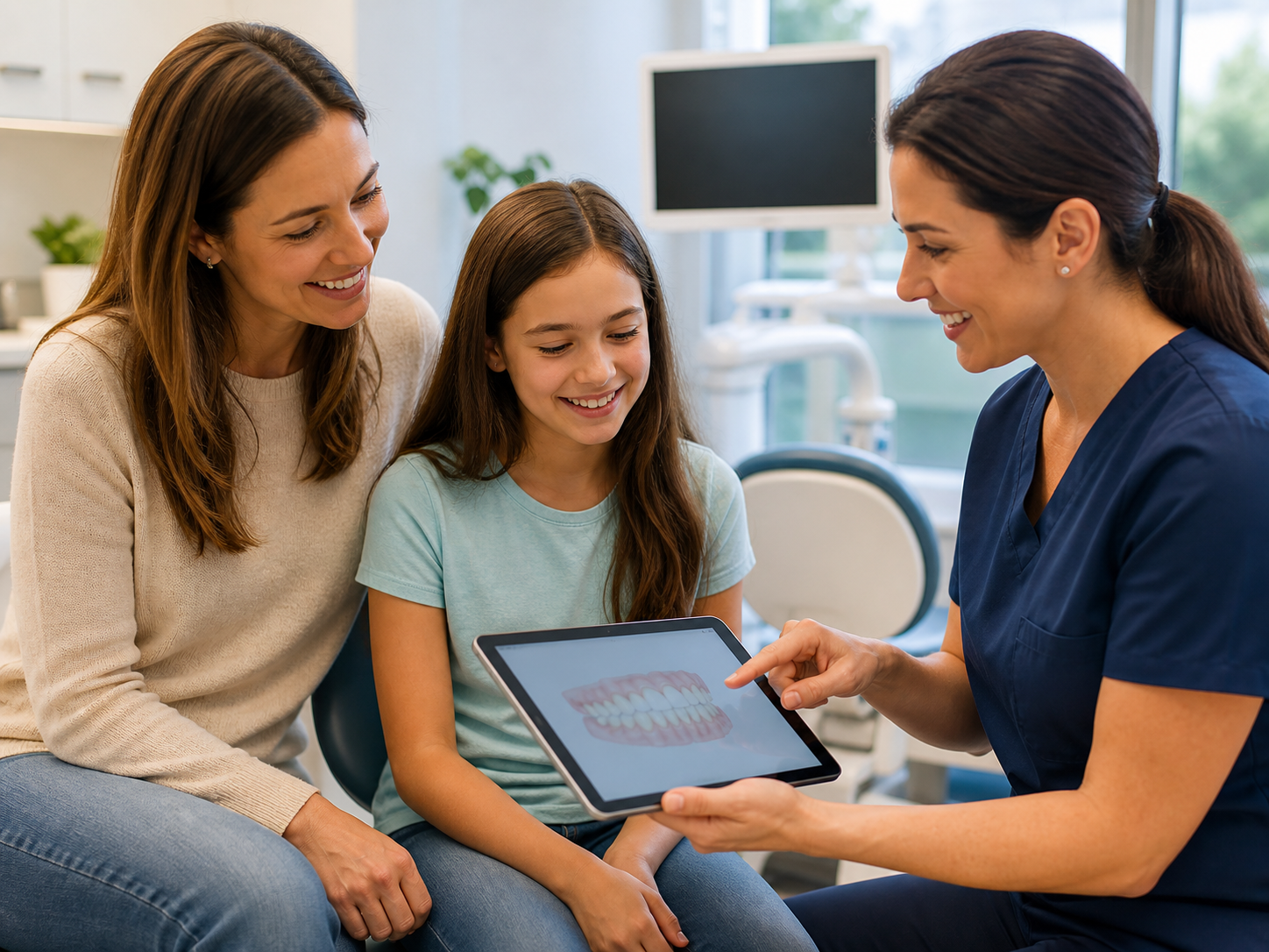 A family orthodontic consultation